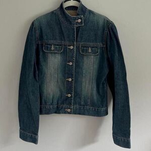VINTAGE OLD NAVY MOTO‎ DENIM JACKET